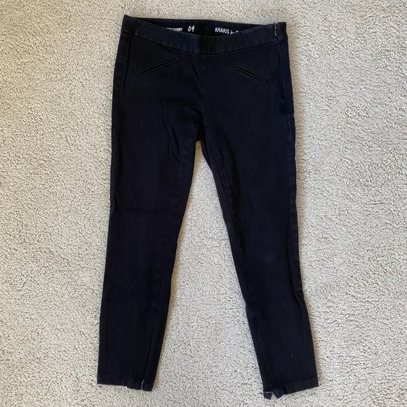Gap Super Skinny Cropped Black Khakis - Picture 7 of 9